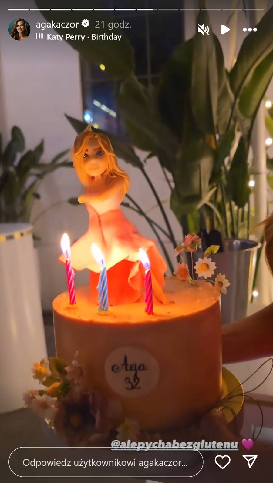 Tak Kaczorowska świętowała swoje urodziny: Znane nazwiska, wszechobecny róż i tort z własną podobizną! (FOTO)