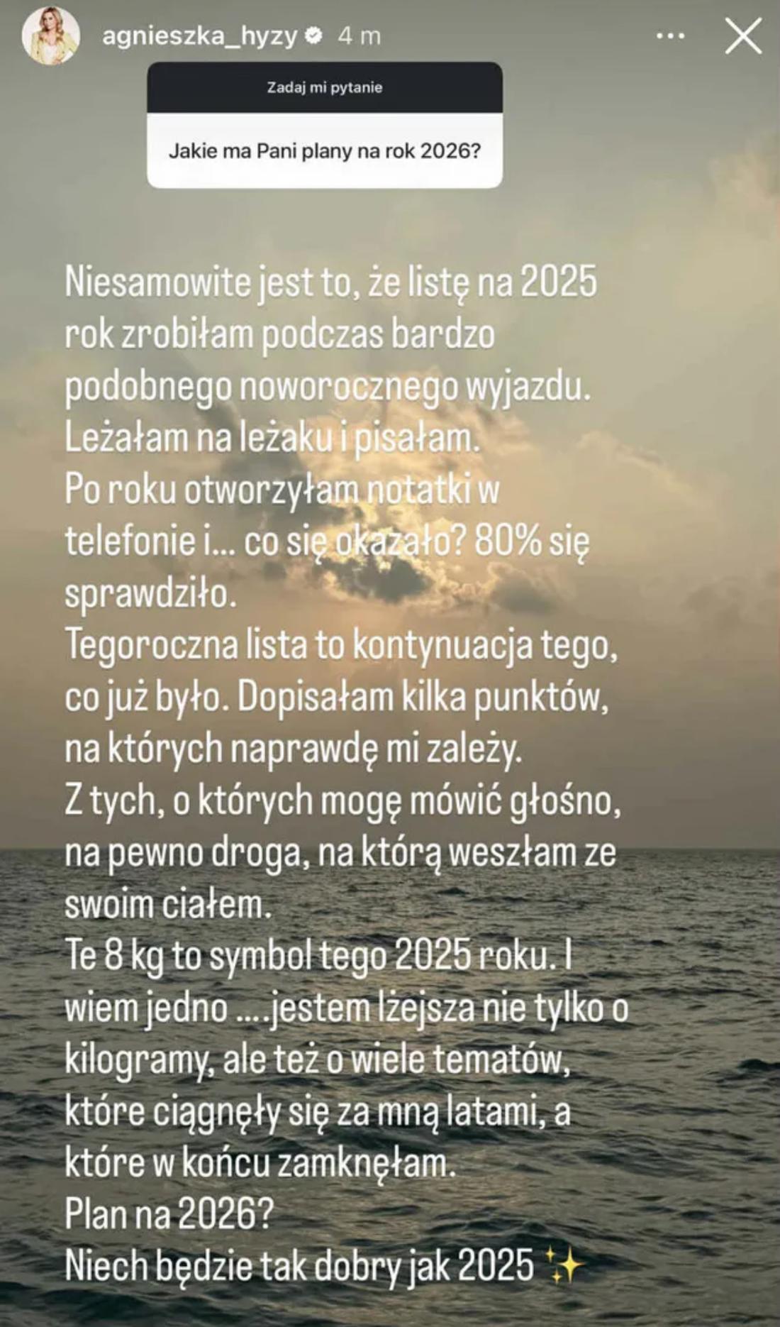 Agnieszka Hyży, fot. Instagram