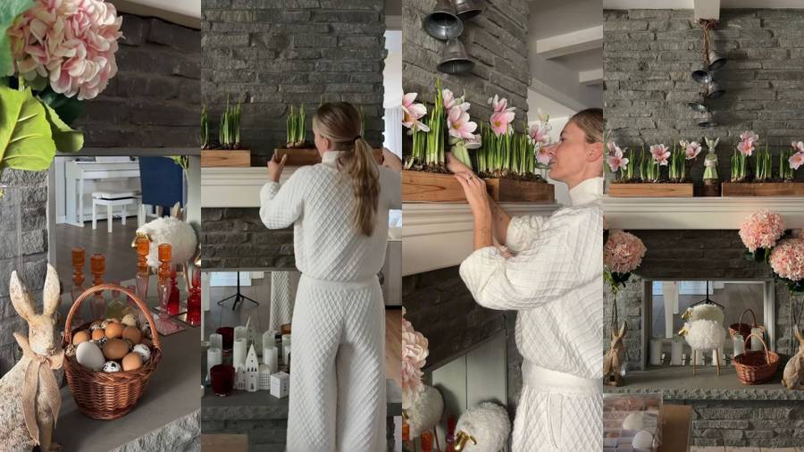 Pazura udekorowała dom na Wielkanoc/ Instagram