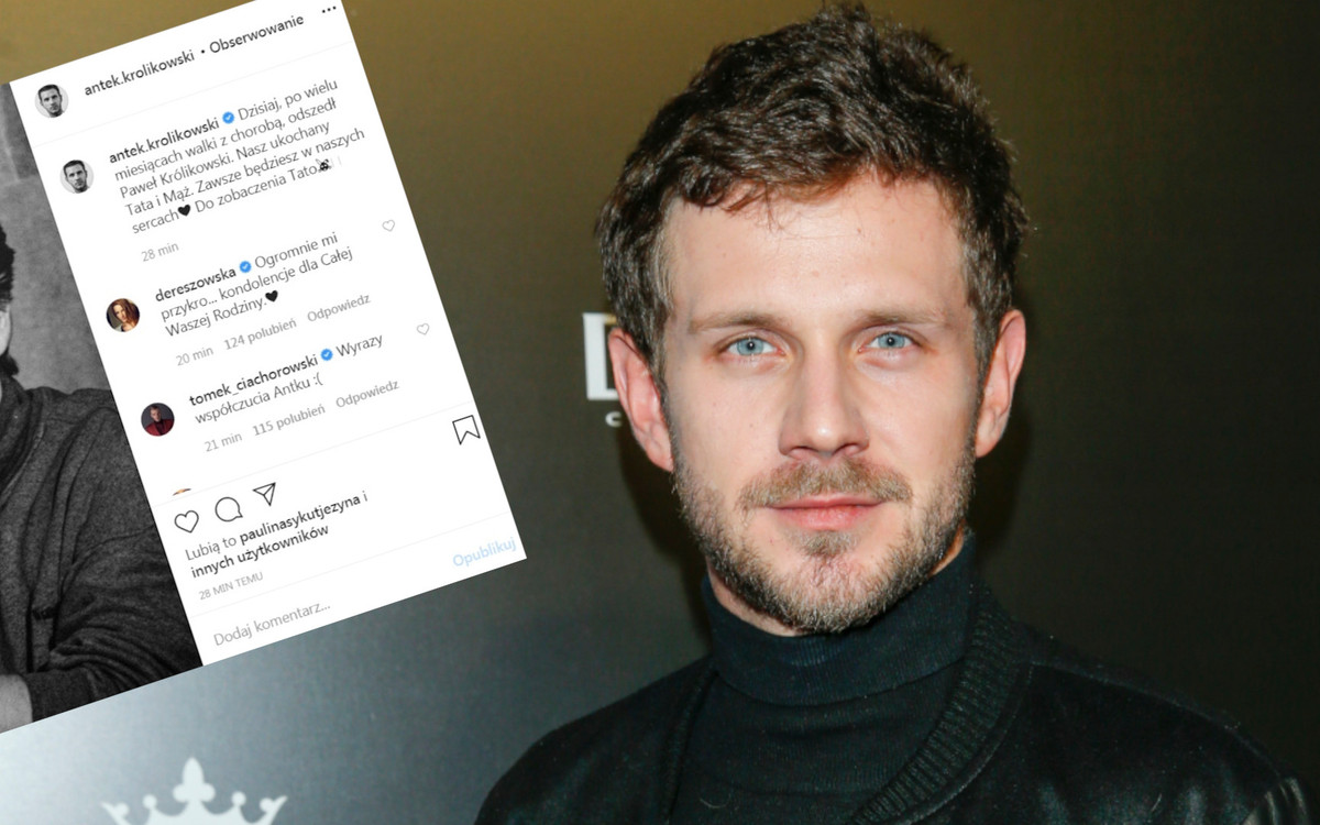 Antek Królikowski opublikował WZRUSZAJĄCY wpis o tacie – Pawle Królikowskim