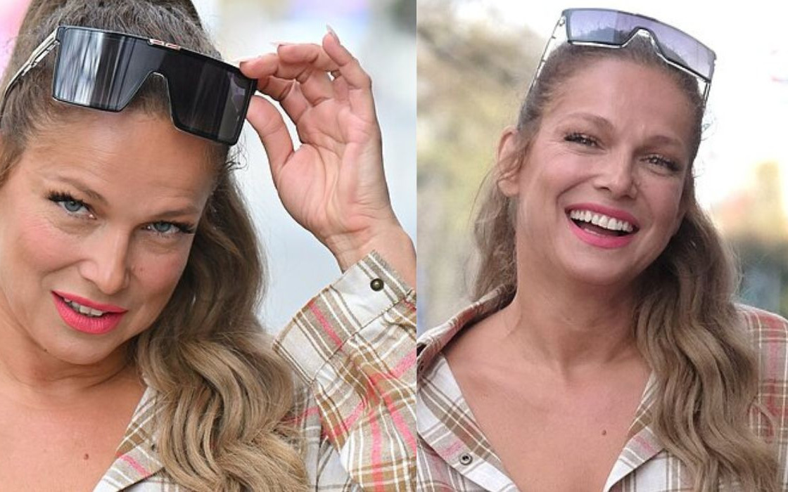 Liszowska w ultrakrótkiej mini świeci nogami przed studiem “DDTVN”. Co za figura!