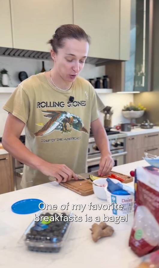 Iga Świątek pokazała kuchnię