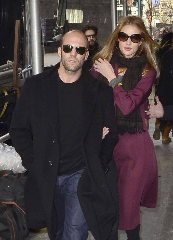 Rosie Huntington-Whiteley i Jason Statham razem