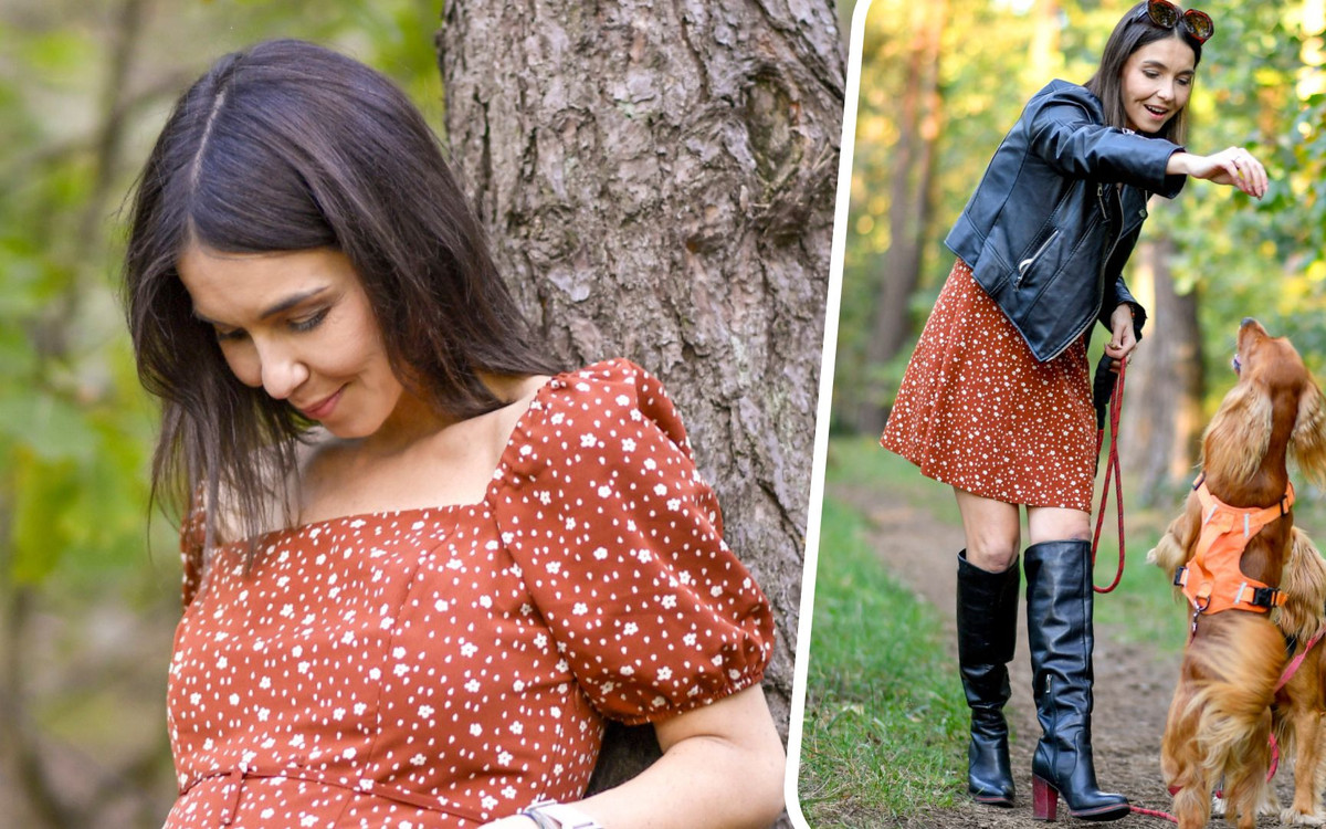 Paulina Drażba na chwilę przed porodem wypoczywa na spacerze z psami (FOTO)