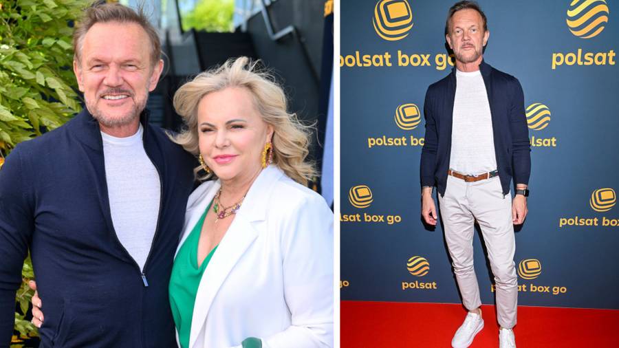 Spotkanie z aktorami serialu “Teściowie”. Julia Wieniawa cała w łatkach, a pod marynarką miała tylko biustonosz