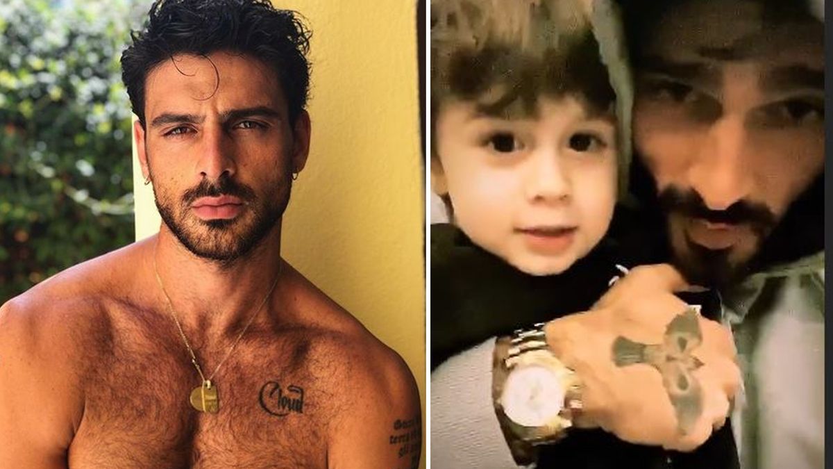 Michele Morrone z synami