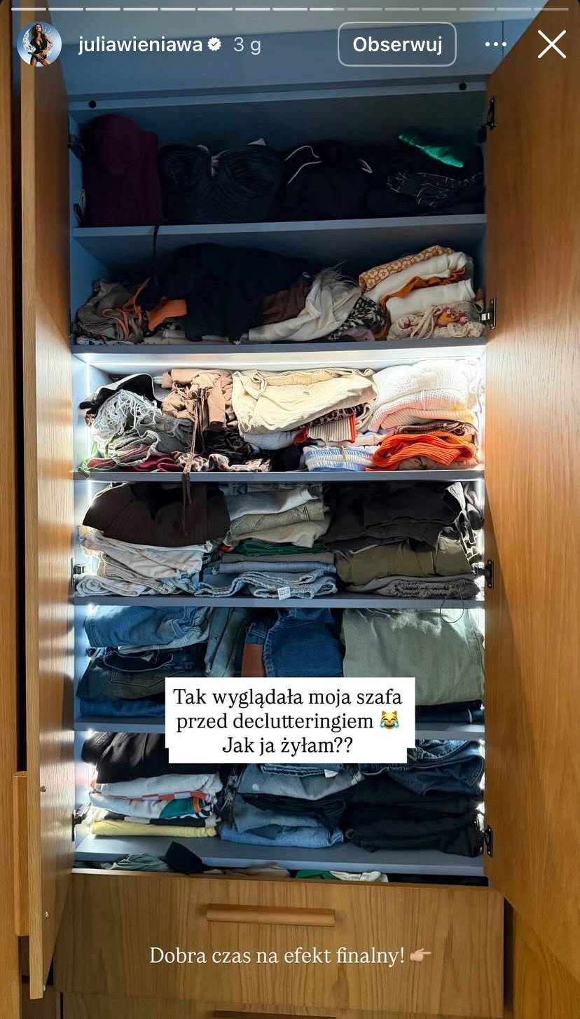 Julia Wieniawa garderoba/Instagram/juliawieniawa