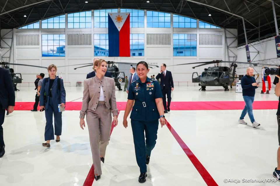 Marta Nawrocka podczas wizyty na Filipinach fot. Instagram