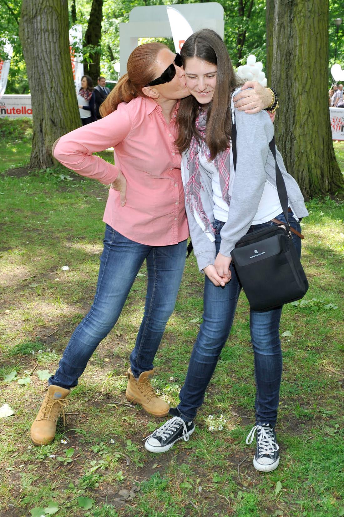 Katarzyna Dowbor, córka Maria, fot. AKPA.