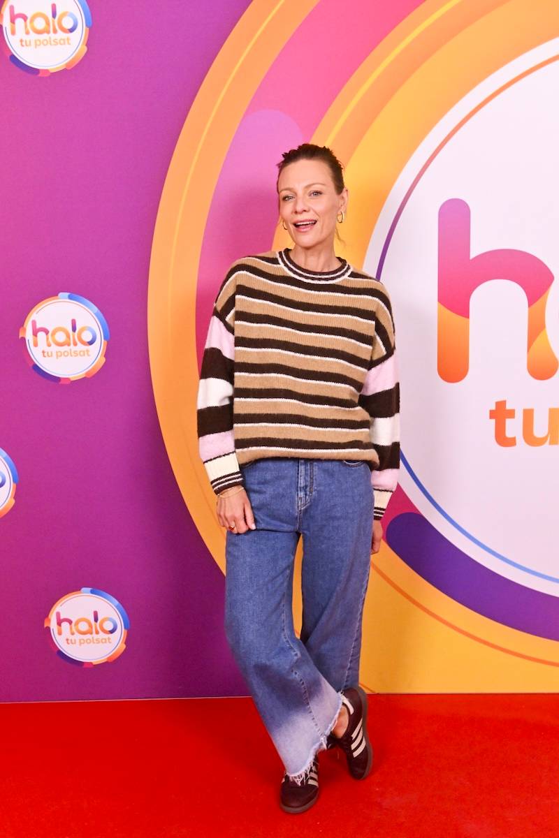 Halo tu Polsat. Katarzyna Cichopek w modnym jeansie, Magdalena Boczarska na sportowo…