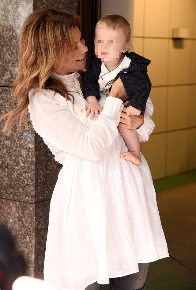 Edyta Górniak przed studio Dzień dobry TVN, sierpień 2017