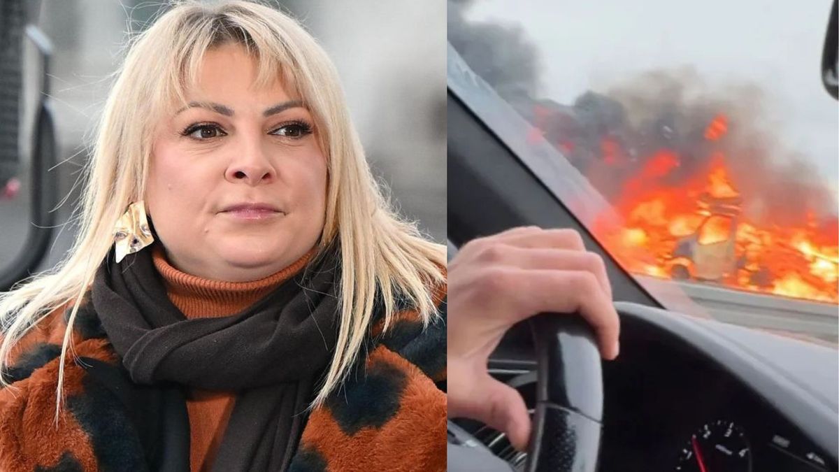 Narożna zawiadomiła o wypadku na autostradzie, fot. Facebook/KAPIF