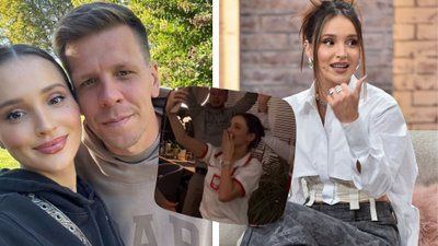 Tak Marina Łuczenko kibicowała biało-czerwonym. Po meczu połączyła się z Wojtkiem Szczęsnym (WIDEO)