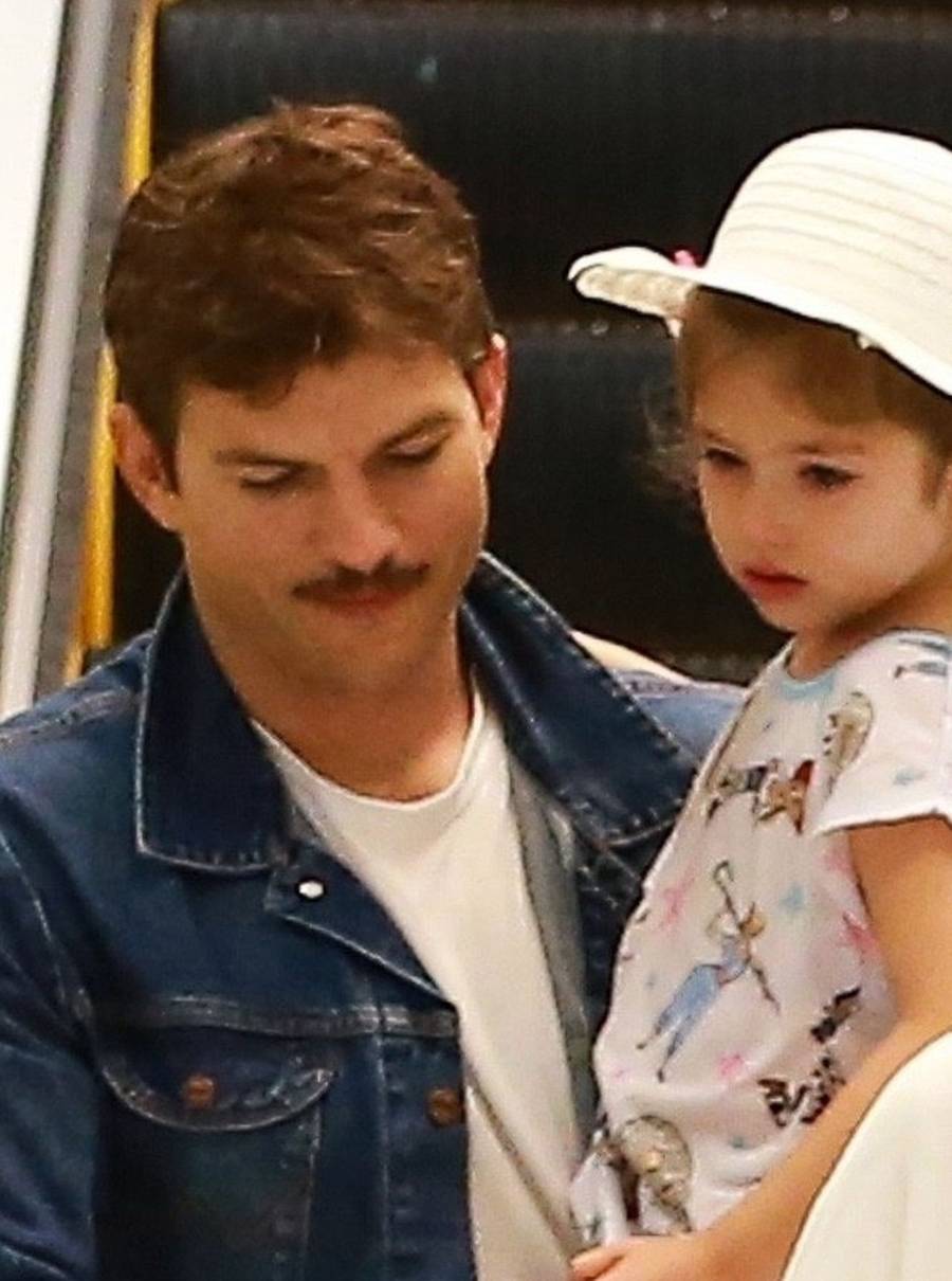 Ashton Kutcher z córeczką Wyatt