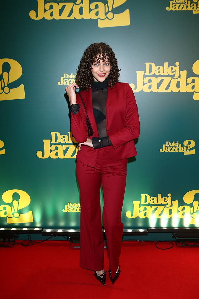 Emilia Dankwa na premierze "Dalej jazda 2", fot. KAPiF