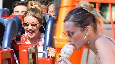 Siostry Hadid w Disneylandzie – bawiły się jak małe dzieci