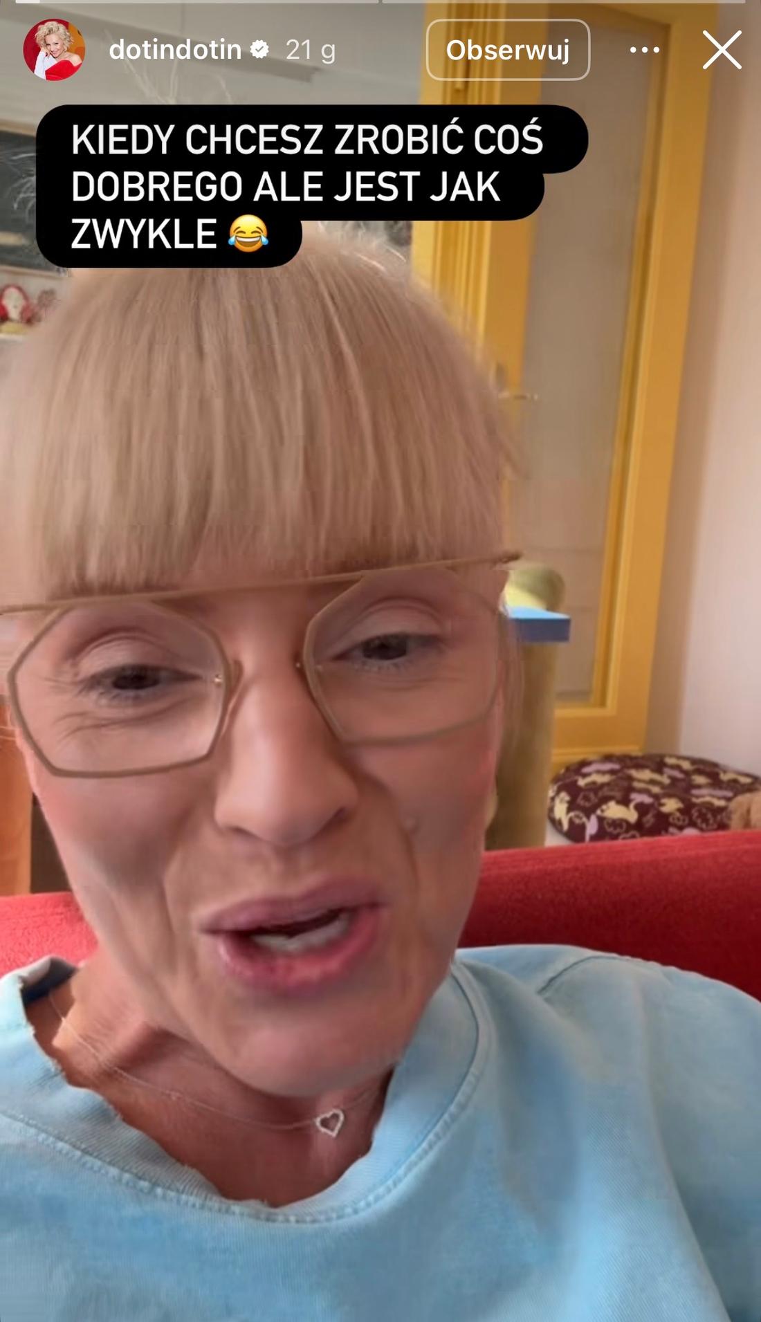 Hejt na Szelągowską po streamie Łatwoganga. Jedno słowo wywołało lawinę komentarzy, fot. Instagram