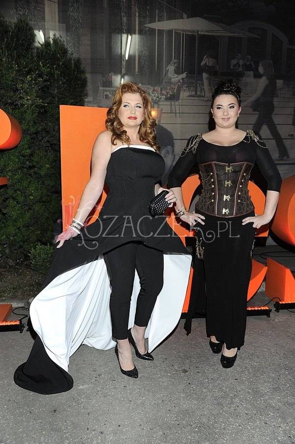 Marta Grycan i Wiktoria Grycan na pokazie mody