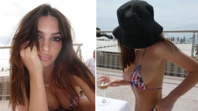 Emily Ratajkowski nie ukrywa się pod ubraniami! Tak spędza wolne chwile w Monako (FOTO)