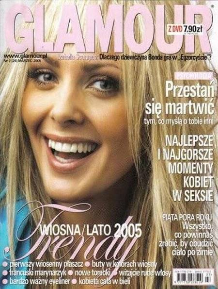 Izabella Scorupco na okładkach