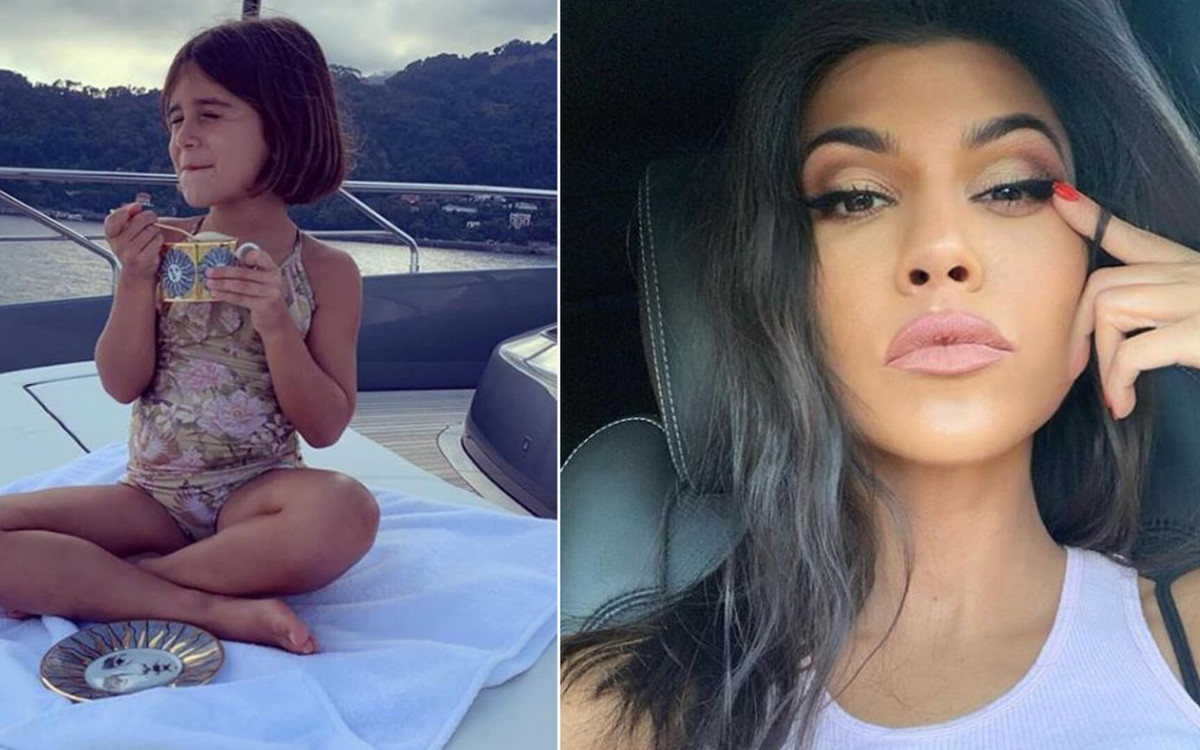 Zaspana Kourtney Kardashian prosto z łózka pokazała, jak wyglądają poranki w jej domu