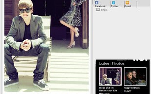 Kim Kardashian i Justin Bieber w sesji dla Elle (FOTO)