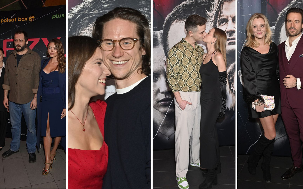 Uroczysta premiera filmu “Nieprzyjaciel”. Opalona Joanna Opozda, Patricia Kazadi, Stramowski z partnerką…