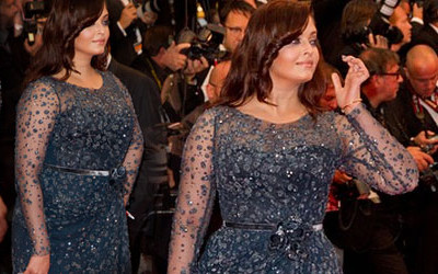 Aishwarya Rai w Cannes pokazała ciało po ciąży (FOTO)