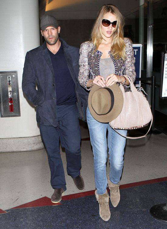 Rosie Huntington-Whiteley i Jason Statham razem