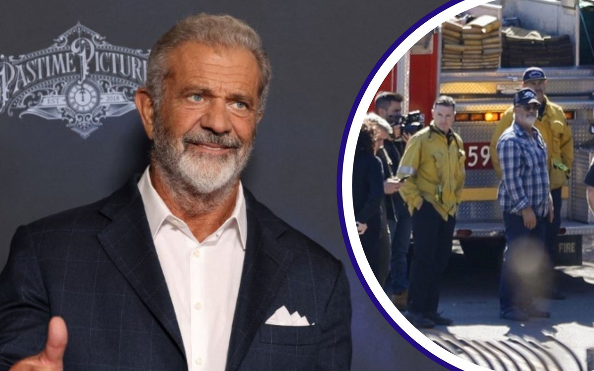 Smutny widok Mela Gibsona przy zgliszczach swojego domu. Strażacy zrobili dla niego wyjątek…