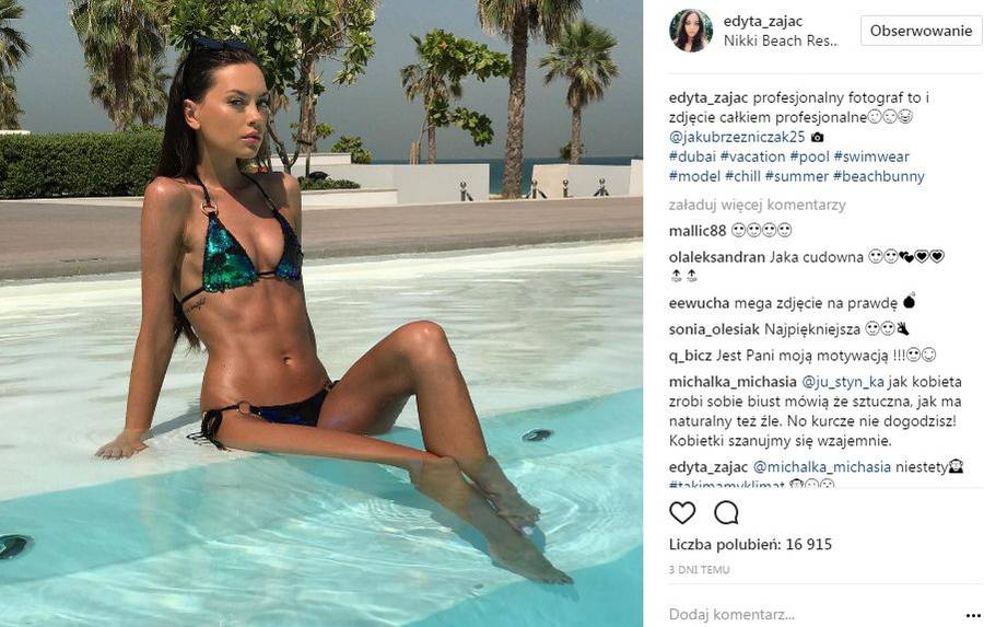 Edyta Zając Rzeźniczak w bikini – wygląda MEGA! (INSTAGRAM)