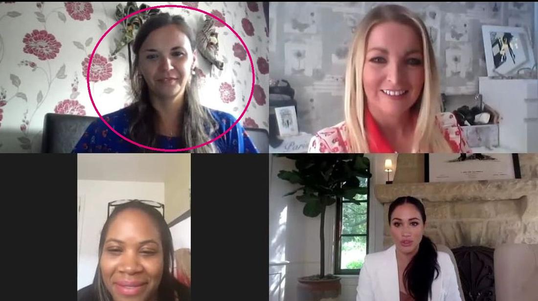 Meghan Markle na wideorozmowie