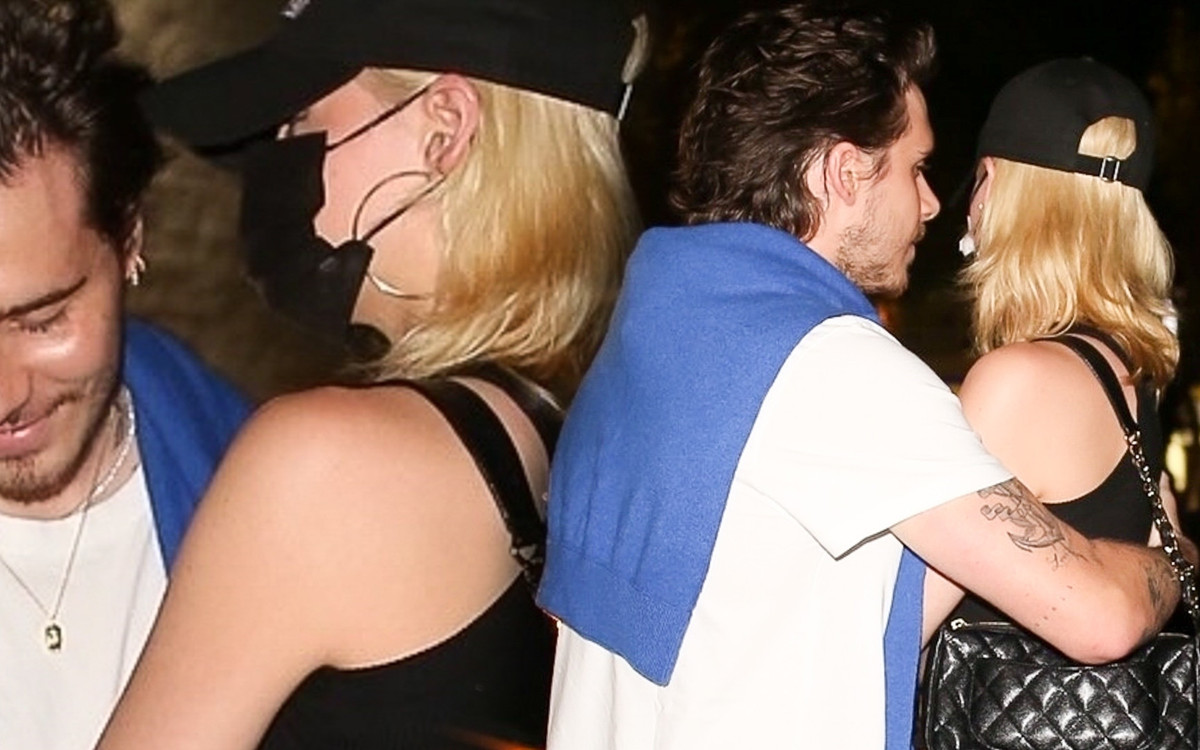 Brooklyn Beckham na randce z Nicolą Peltz. Jego ukochana chyba nie była w nastroju… (ZDJĘCIA)
