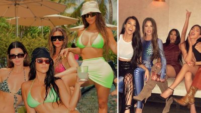 Kardashianki na jednym zdjęciu. Internauci zachwycają się Kourtney