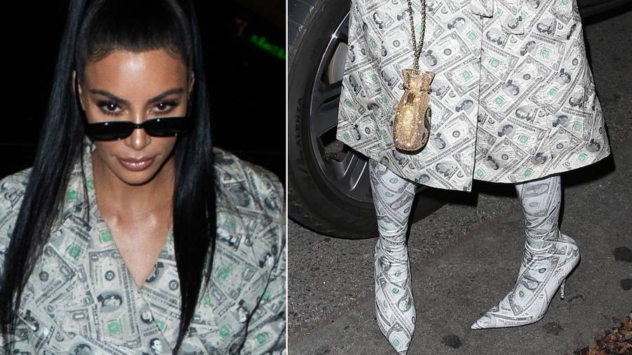 TA stylizacja Kim Kardashian to prawdziwy KICZ