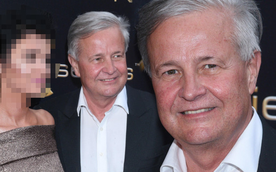 Apoloniusz Tajner na ściance z młodą partnerką! Pasują do siebie? (FOTO)