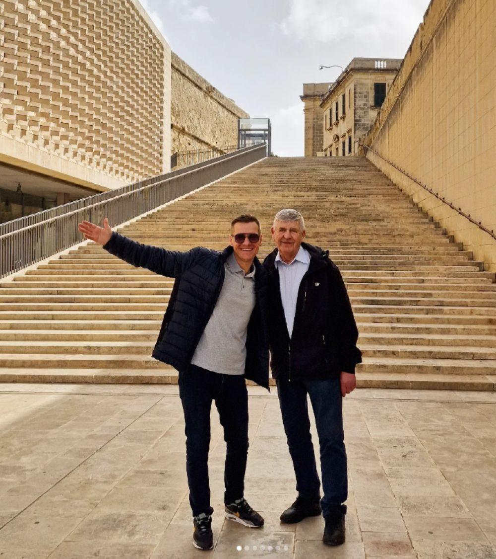 Marcin Mroczek z tatą/Instagram/mroczek_marcin