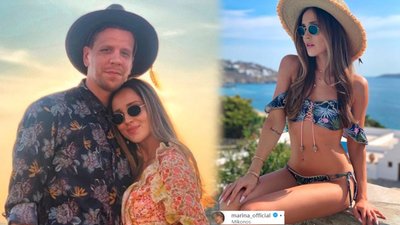 Wojtek Szczęsny drażni się z Mariną – “Rozbawił internautów”