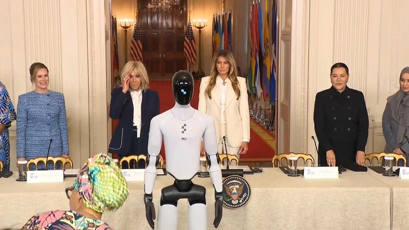 Marta Nawrocka i Melania Trump, fot. X