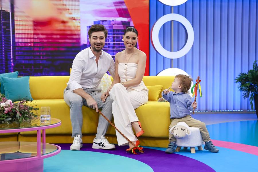 Niedzielny poranek w “Halo Tu Polsat”! Jan i Lenka Klimentowie z synkiem i pieskami, Jolanta Fraszyńska (FOTO)