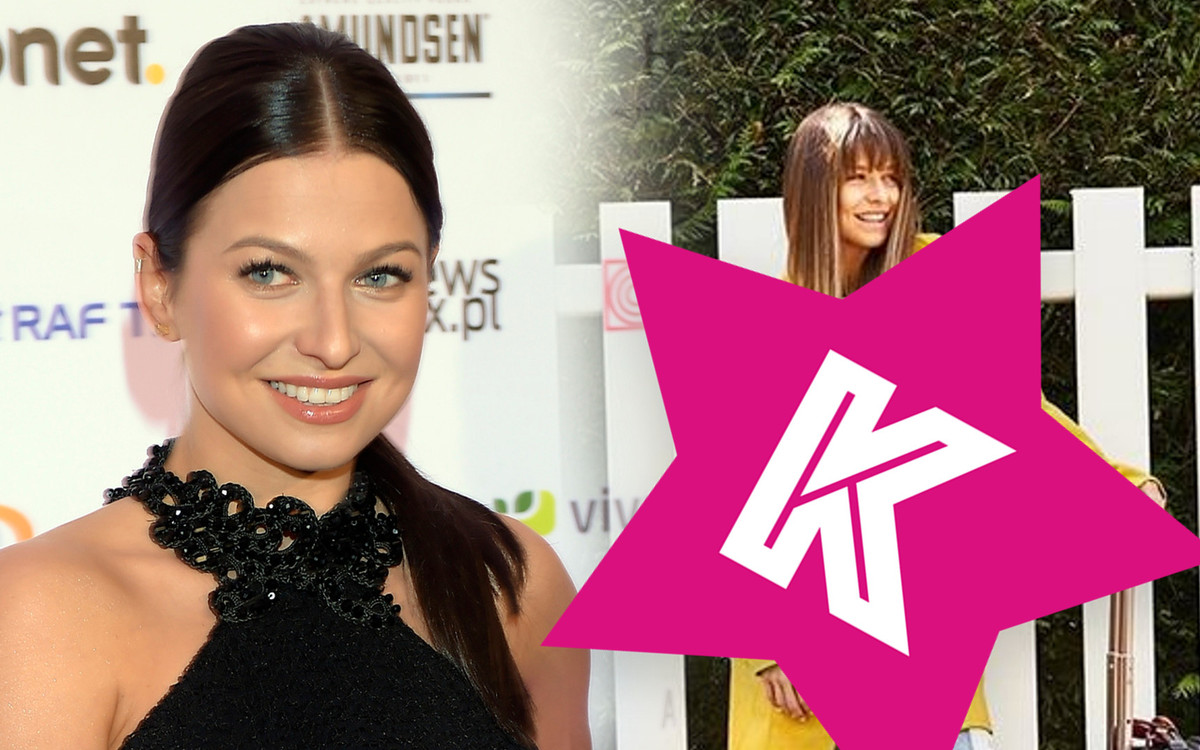 Anna Lewandowska w żółtym płaszczu i modnych spodniach – must-have na wiosnę?