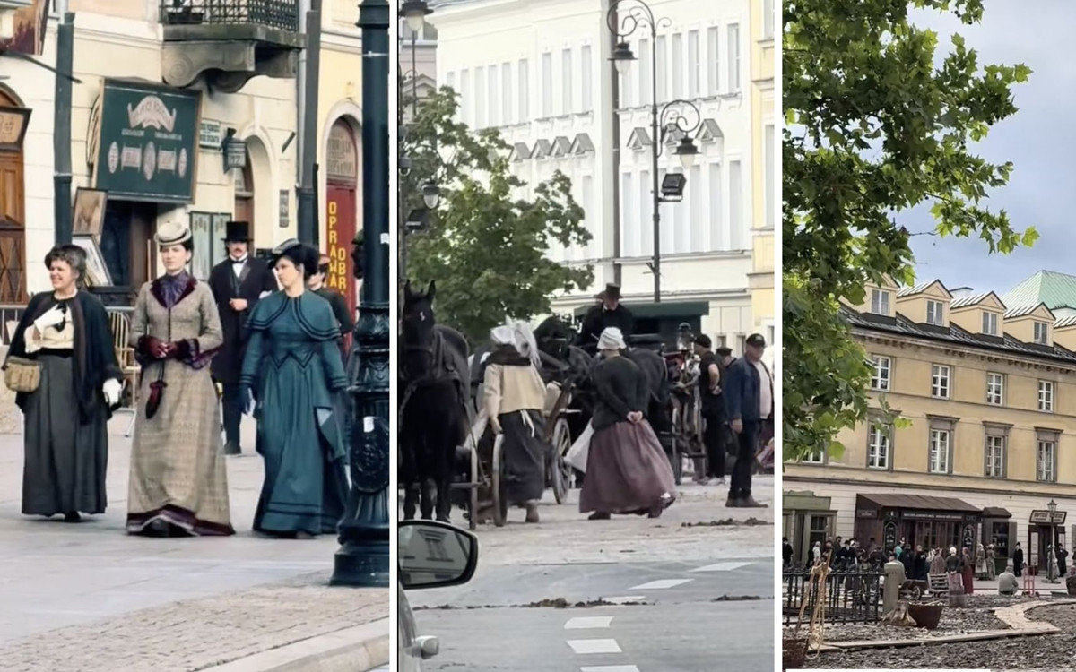 Plan “Lalki” Netflixa pobija serca przechodniów Warszawy! Piękne kostiumy, powozy i odmienione ulice (FOTO)