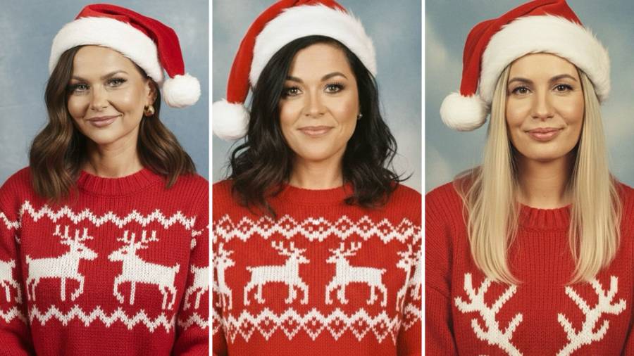 Sesja świąteczna w "Halo tu Polsat", fot. Facebook