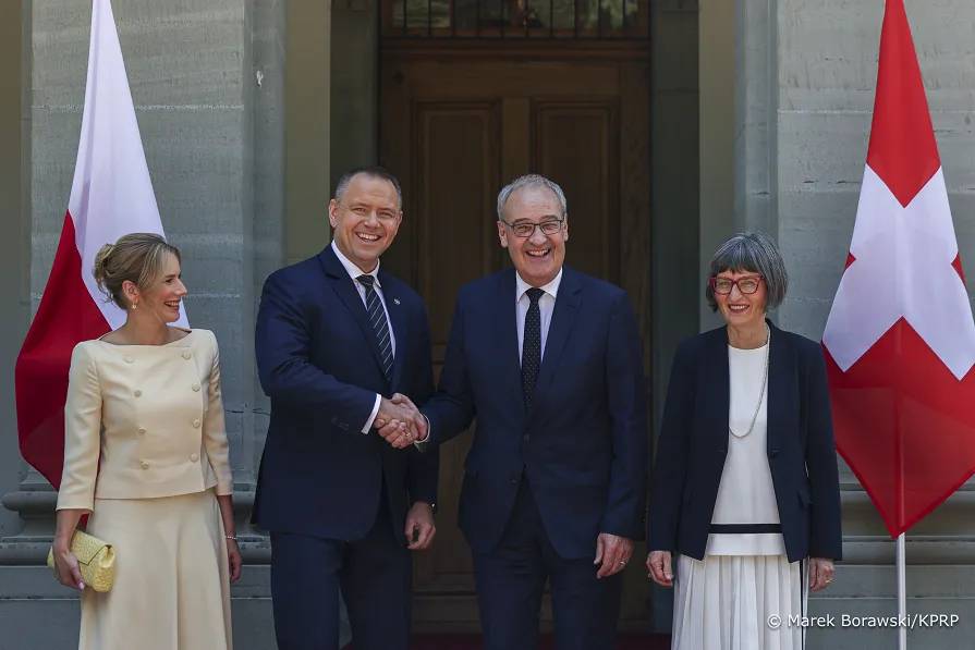 Para prezydencka z wizytą w Szwajcarii, fot. prezydent.pl