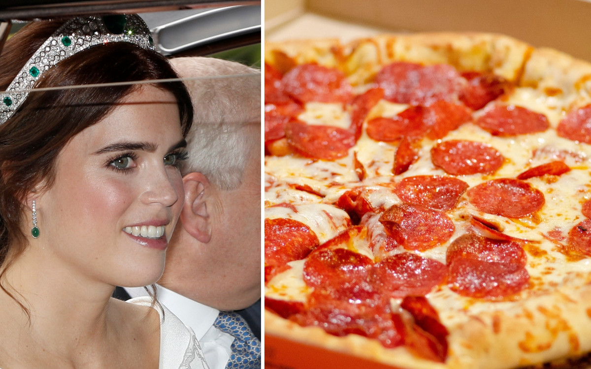 Goście księżniczki Eugenii dostali na obiad pizzę?! Mało wykwintna uczta