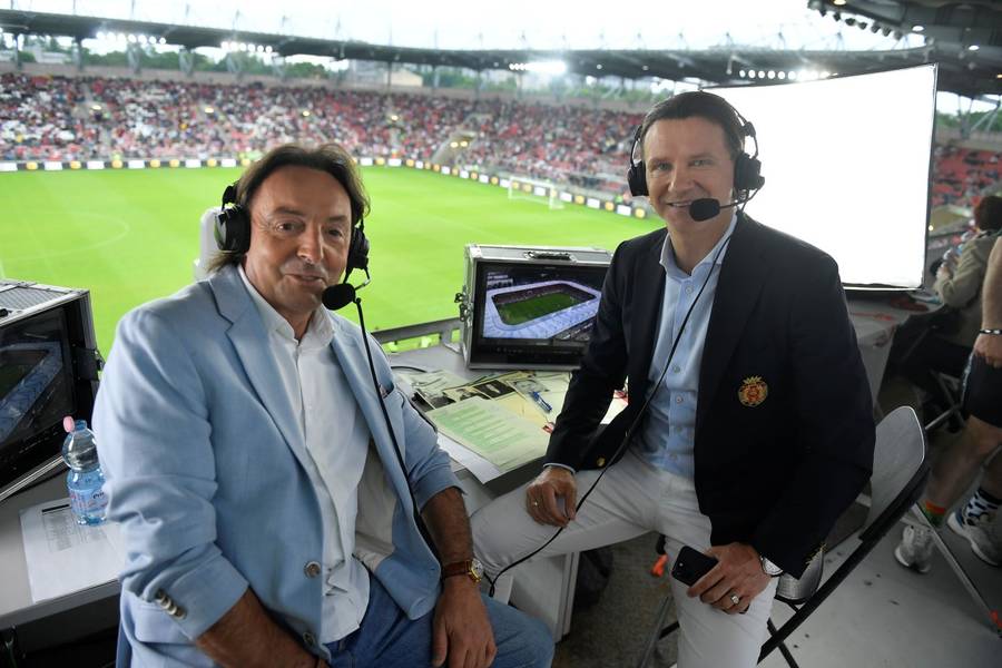 Gwiazdy na meczu reprezentacji Polski i Francji. Paulina Krupińska, Blanka Stajkow, Mata, Quebo…