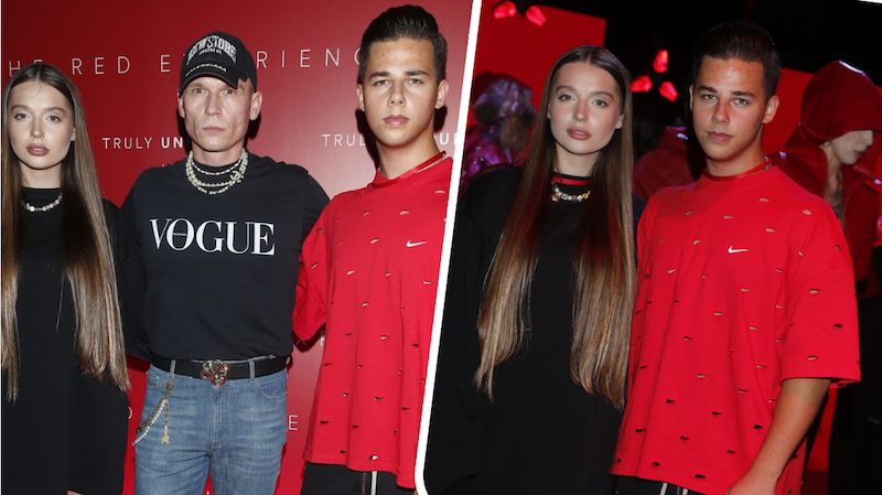 Allan Krupa z dziewczyną na ściance!/AKPA