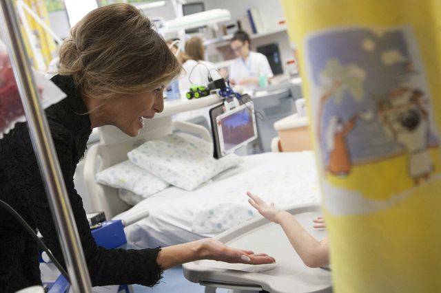 Melania Trump w szpitalu Dzieciątka Jezus w Rzymie