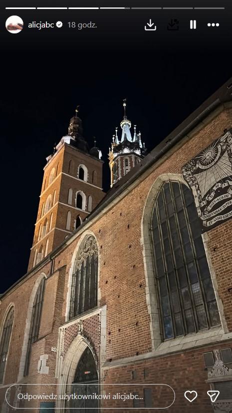 Alicja Bachleda-Curuś w Krakowie fot. Instagram