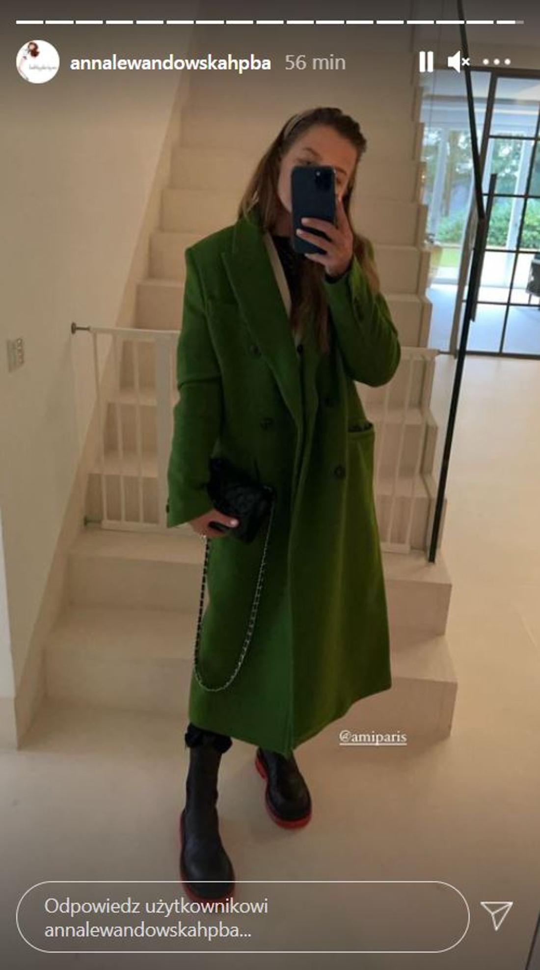 Anna Lewandowska w wiosennej stylizacji. 